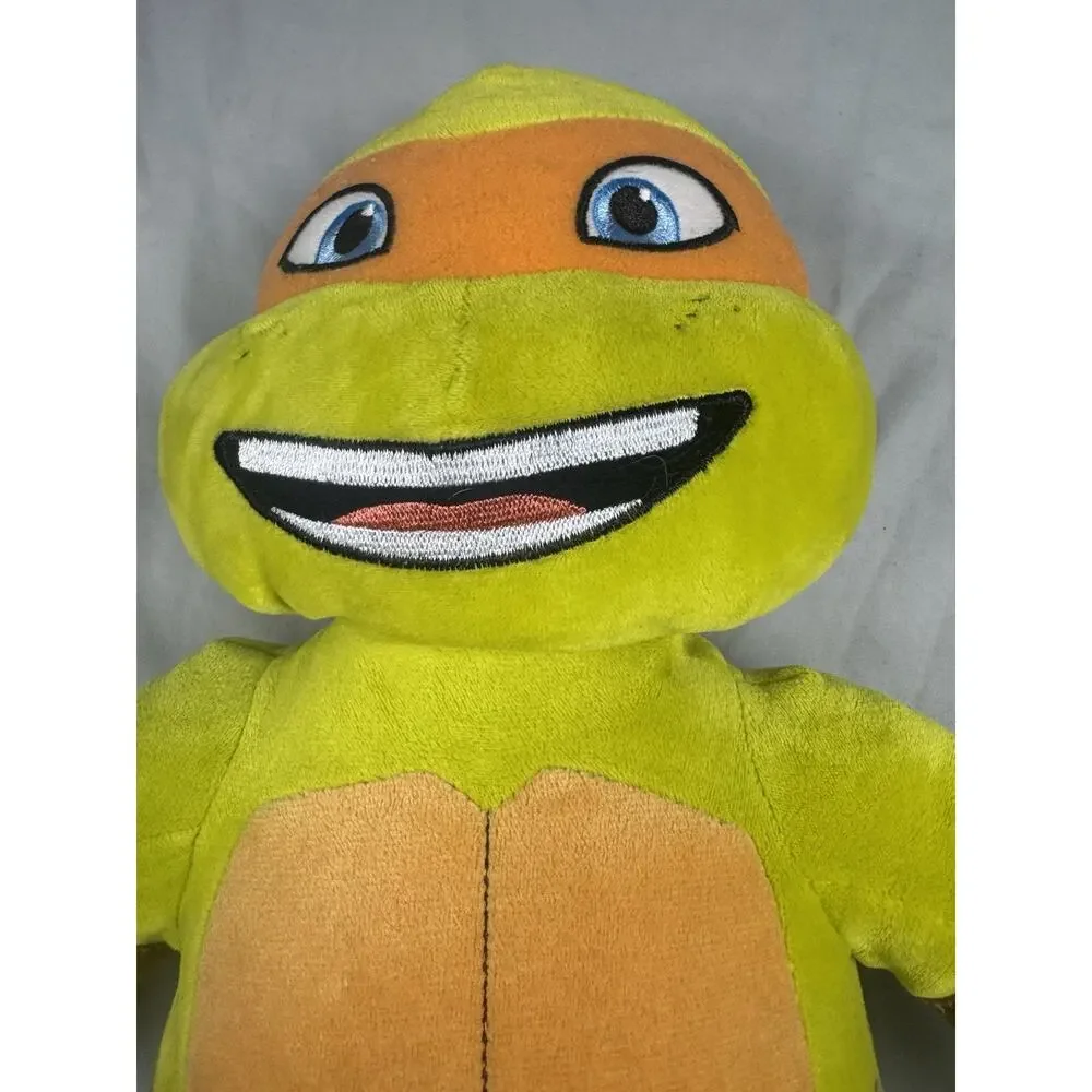 Build A Bear TMNT Michelangelo Plush Stuffed Turtle Nickelodeon 16”